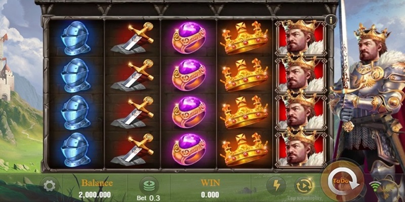 Trải nghiệm game King Arthur có tại thương hiệu VIPWin.