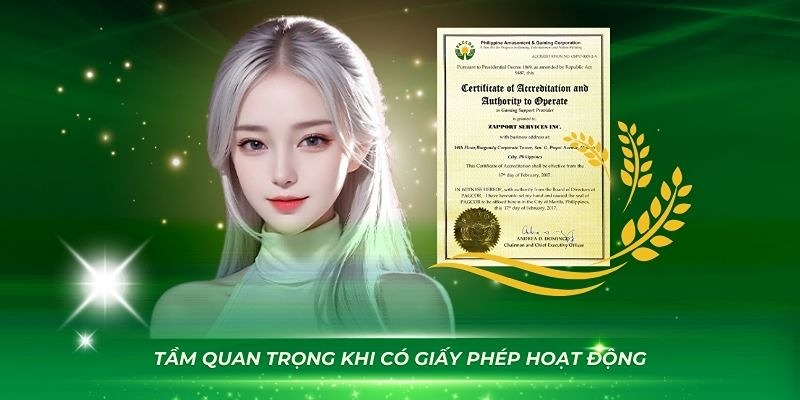 Nhà cái hoạt động hợp pháp